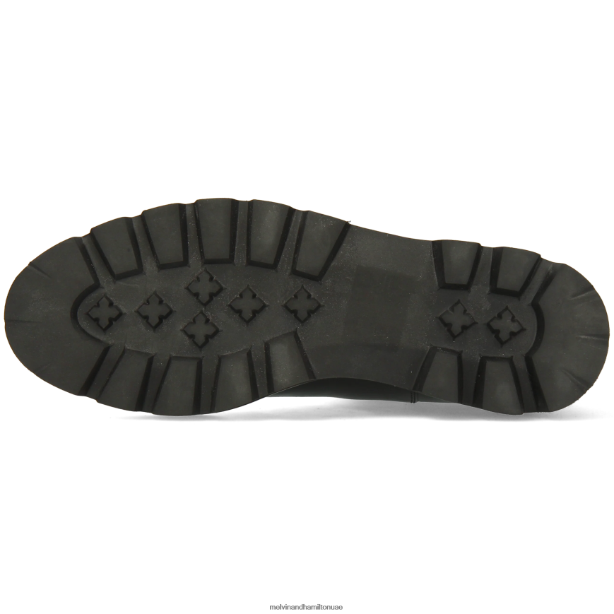 سالي 186 أسود Melvin & Hamilton نحيف جزمة الكاحل 42XF2X908