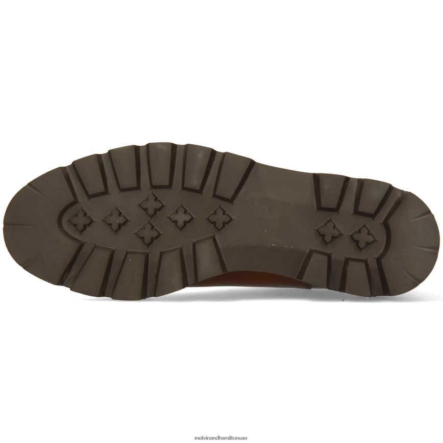 سالي 187 بني Melvin & Hamilton نحيف جزمة الكاحل 42XF2X896