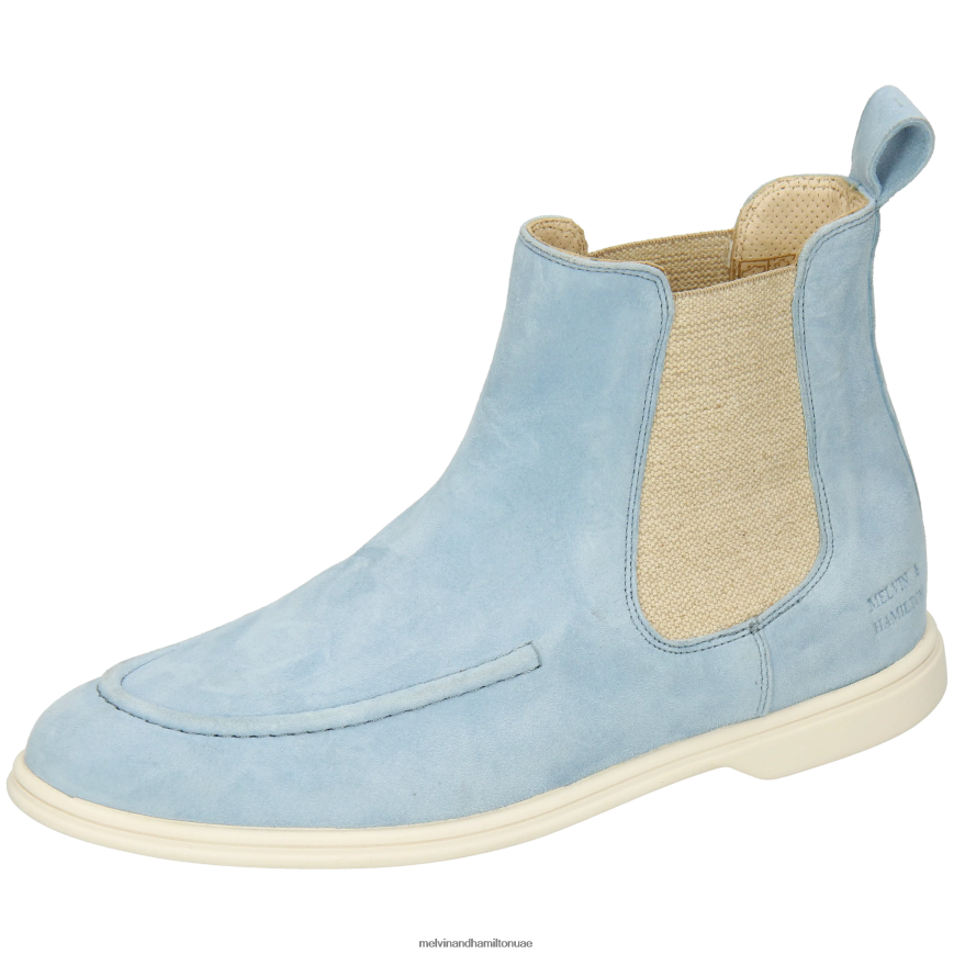 عدلي 18 أزرق Melvin & Hamilton نحيف جزمة الكاحل 42XF2X834