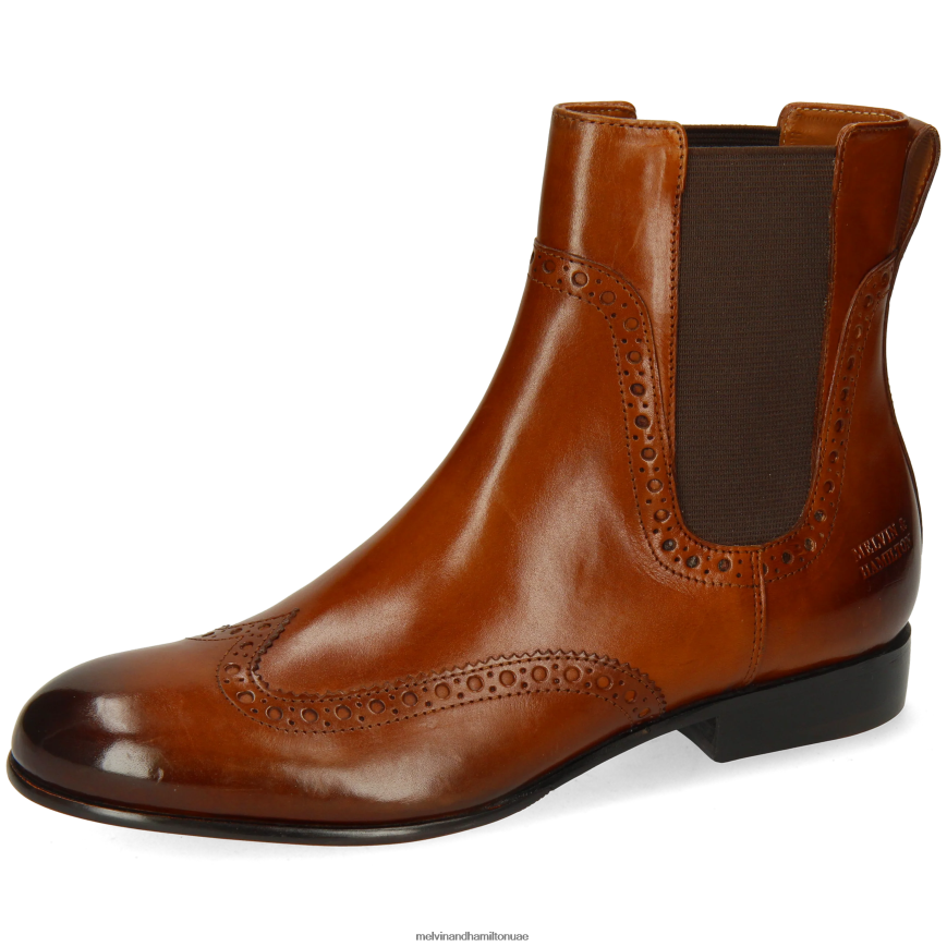 سالي 192 بني Melvin & Hamilton نحيف جزمة الكاحل 42XF2X842