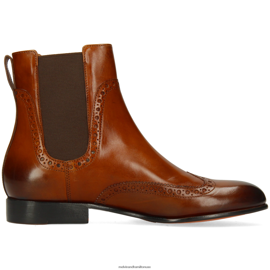 سالي 192 بني Melvin & Hamilton نحيف جزمة الكاحل 42XF2X842