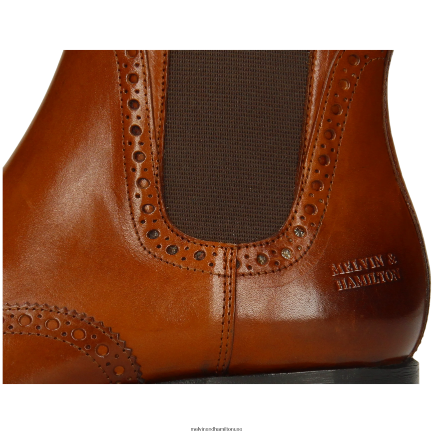 سالي 192 بني Melvin & Hamilton نحيف جزمة الكاحل 42XF2X842