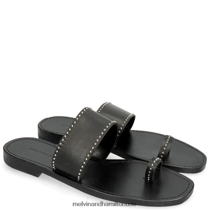 إلودي 19 أسود Melvin & Hamilton نحيف البغال 42XF2X1758