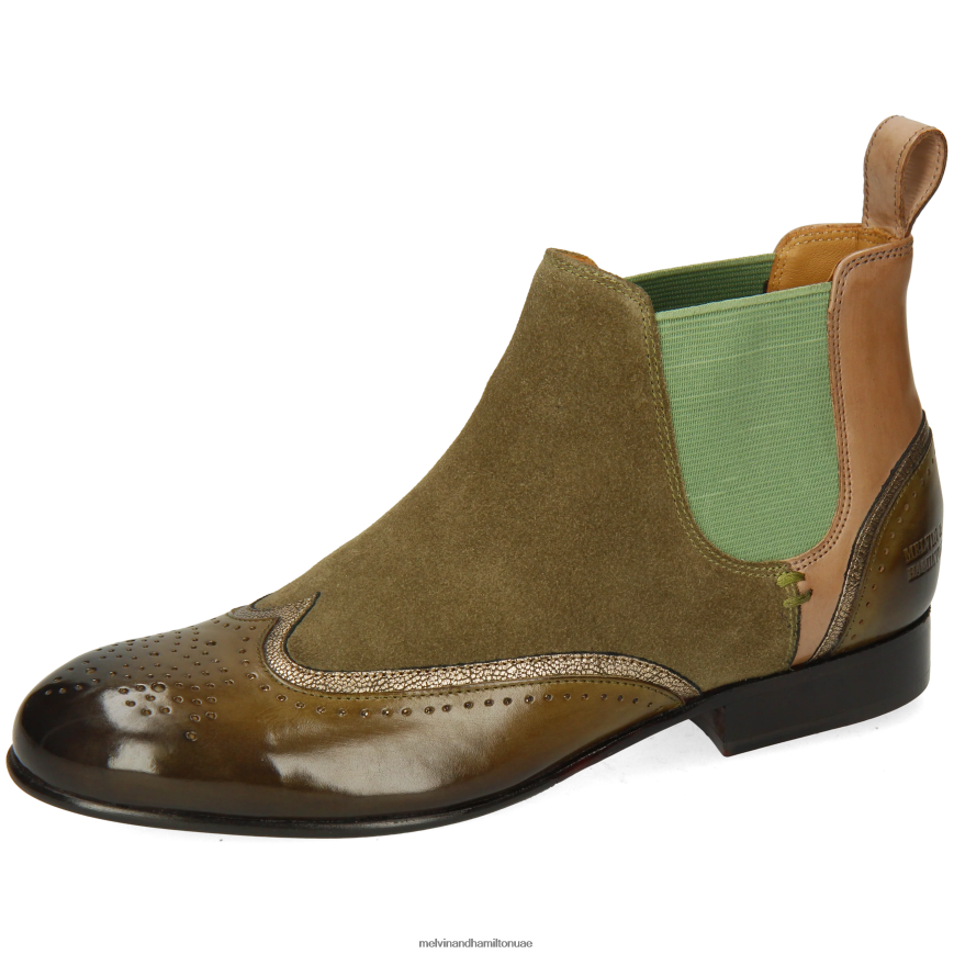 سالي 19 متعدد Melvin & Hamilton نحيف جزمة الكاحل 42XF2X956