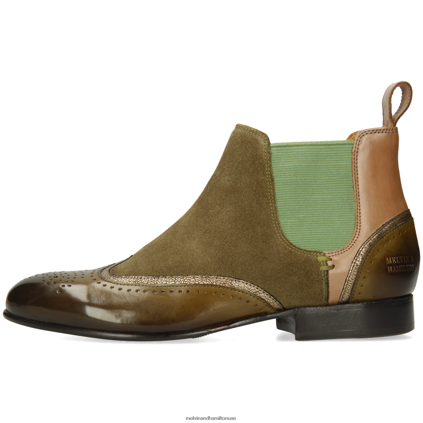 سالي 19 متعدد Melvin & Hamilton نحيف جزمة الكاحل 42XF2X956