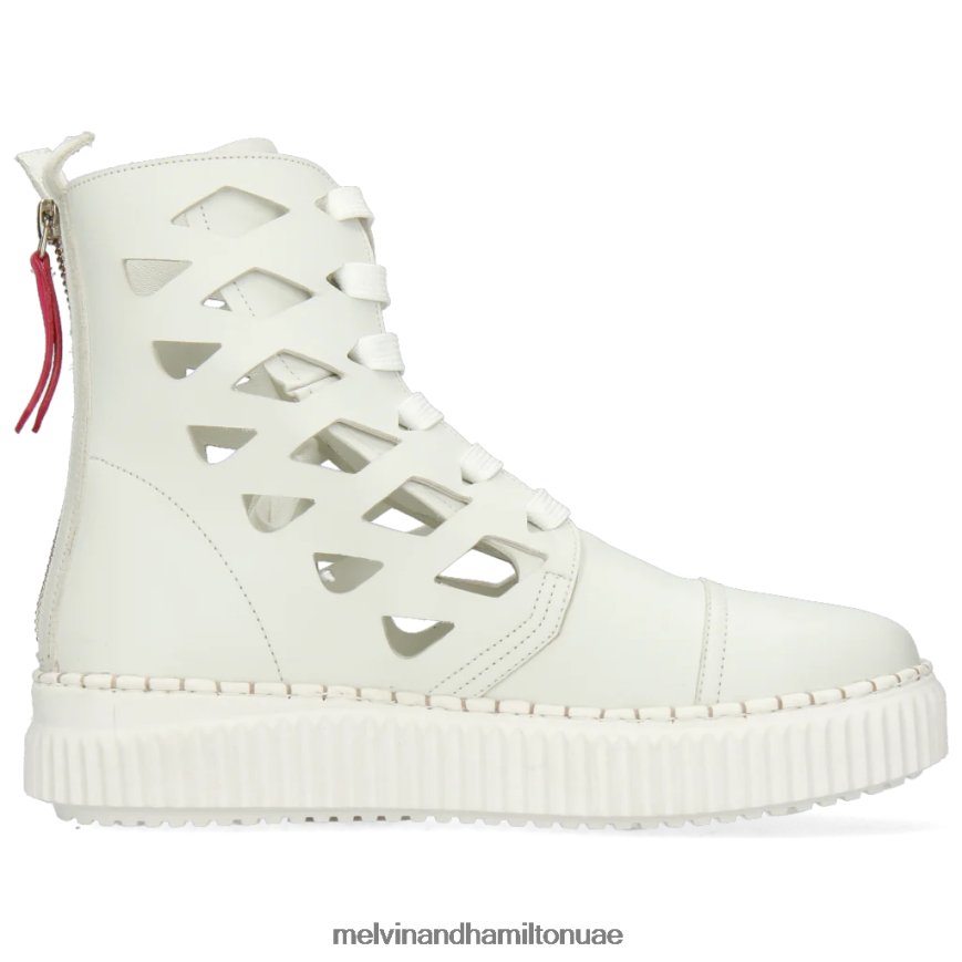 نوري 1 أبيض Melvin & Hamilton نحيف جزمة الكاحل 42XF2X1000