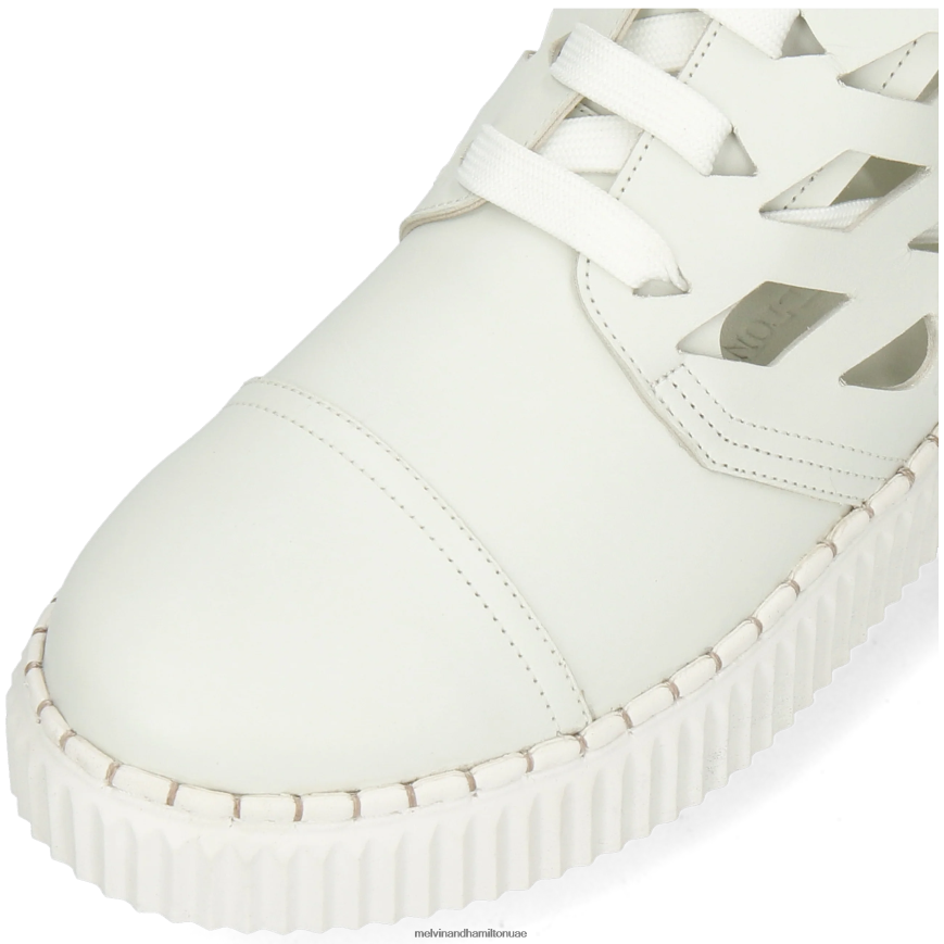 نوري 1 أبيض Melvin & Hamilton نحيف جزمة الكاحل 42XF2X1000