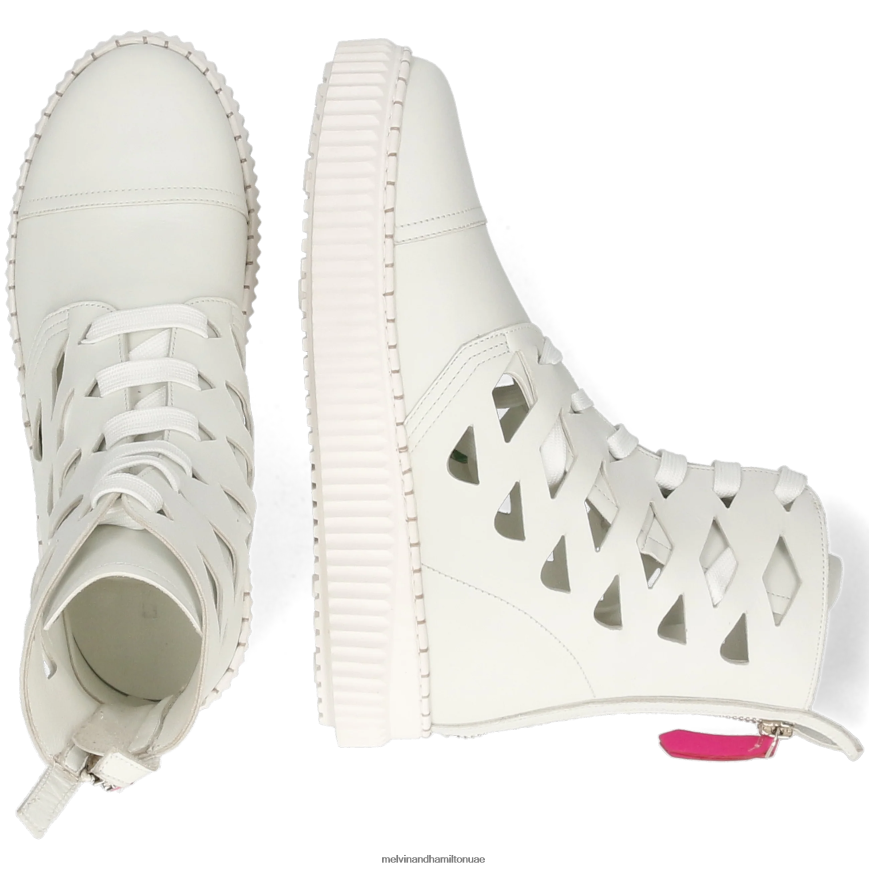 نوري 1 أبيض Melvin & Hamilton نحيف جزمة الكاحل 42XF2X1000