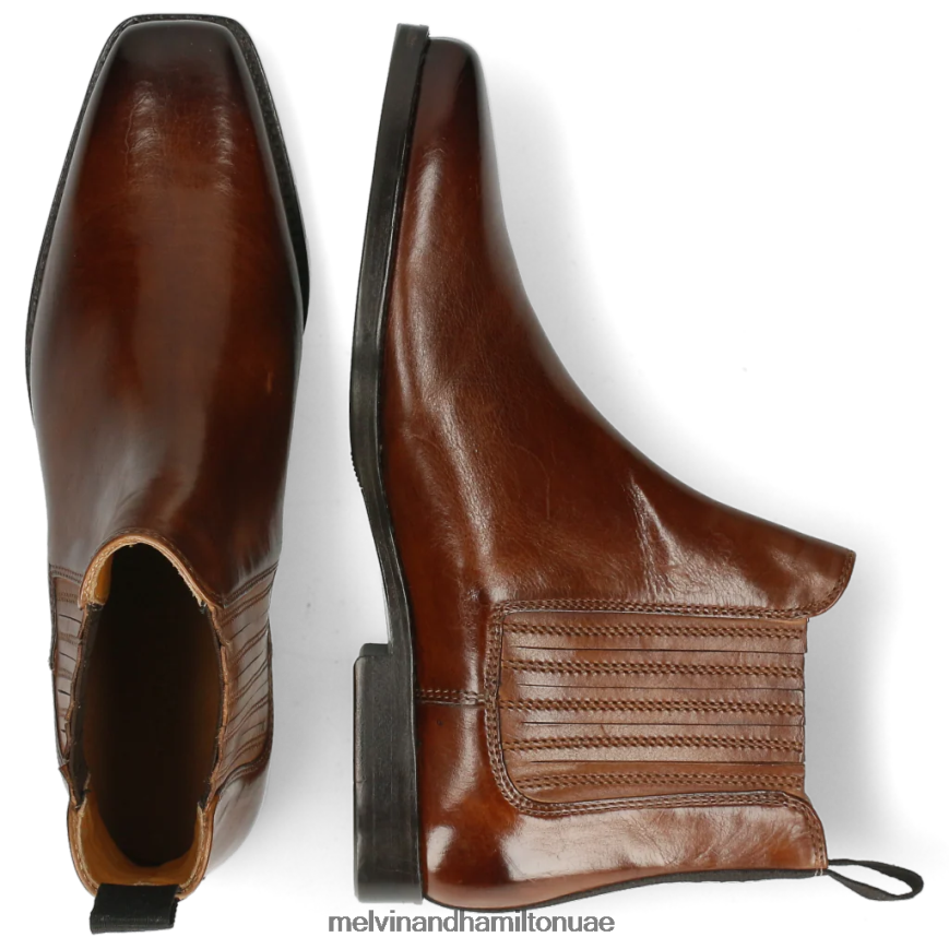 بيلا 1 بني Melvin & Hamilton نحيف جزمة الكاحل 42XF2X1014