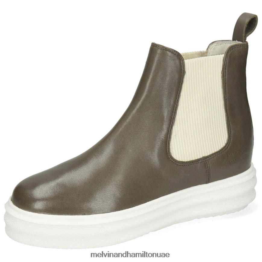 فاي 1 رمادي Melvin & Hamilton نحيف جزمة الكاحل 42XF2X1031