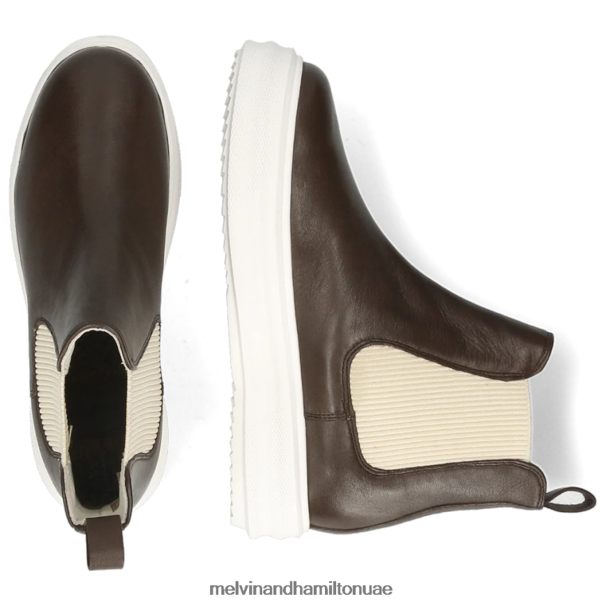 فاي 1 بني Melvin & Hamilton نحيف جزمة الكاحل 42XF2X1059