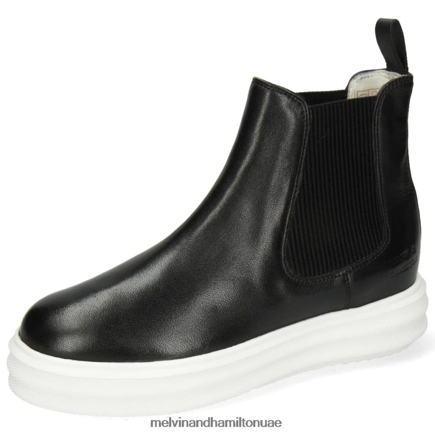فاي 1 أسود Melvin & Hamilton نحيف جزمة الكاحل 42XF2X1070