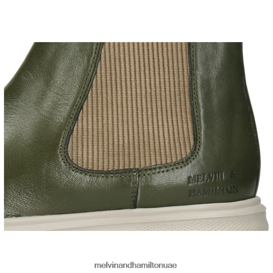 فاي 1 أخضر Melvin & Hamilton نحيف جزمة الكاحل 42XF2X1074