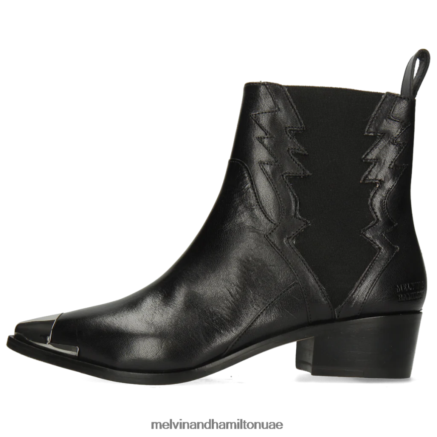 1 مايو أسود Melvin & Hamilton نحيف جزمة الكاحل 42XF2X1133