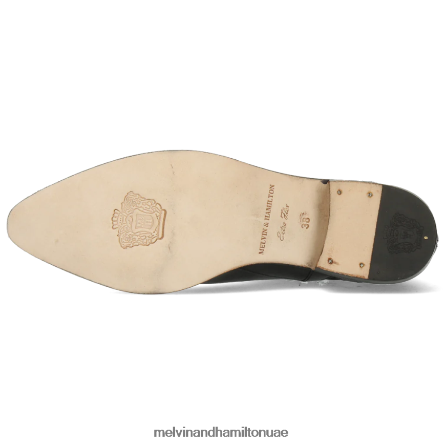 1 مايو أسود Melvin & Hamilton نحيف جزمة الكاحل 42XF2X1133