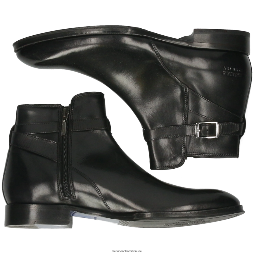 كين 1 أسود Melvin & Hamilton رجال جزمة الكاحل 42XF2X125