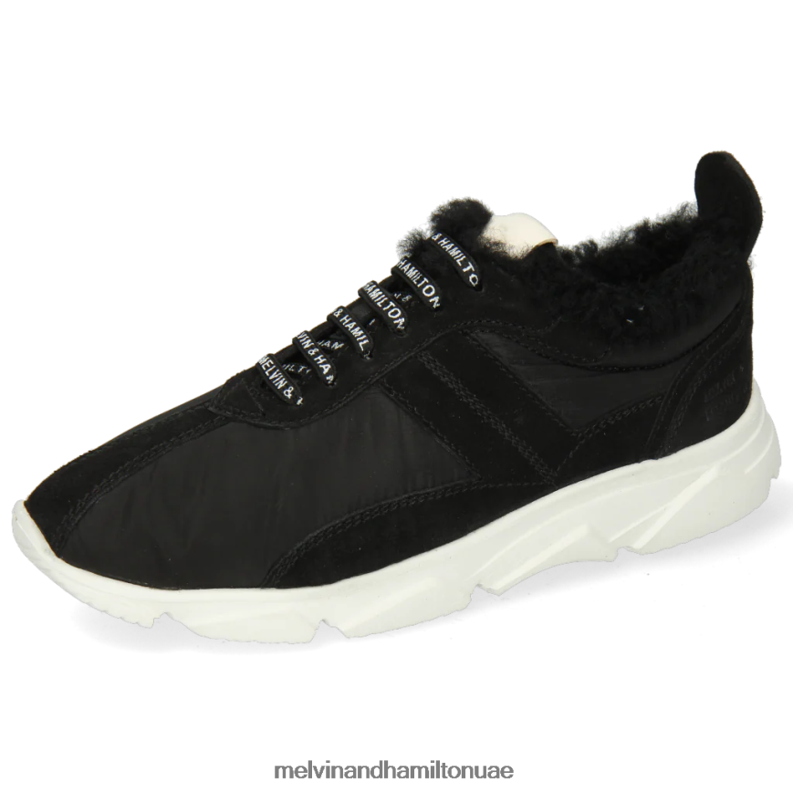 بريانا 1 أسود Melvin & Hamilton نحيف أحذية رياضية 42XF2X1820