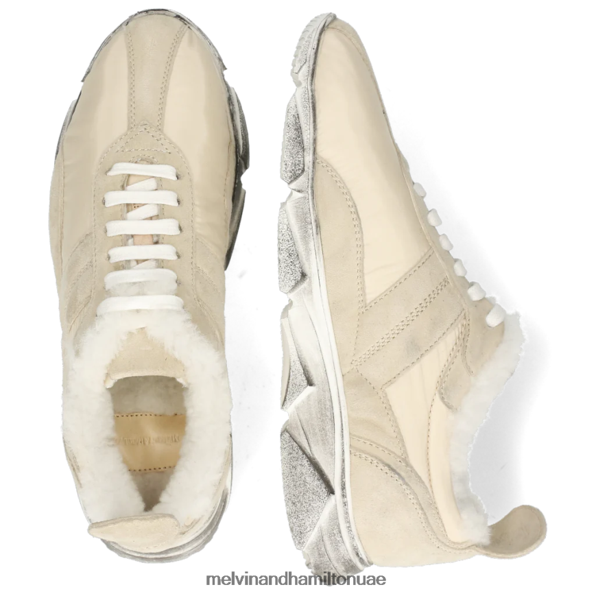 بريانا 1 اللون البيج Melvin & Hamilton نحيف أحذية رياضية 42XF2X1822