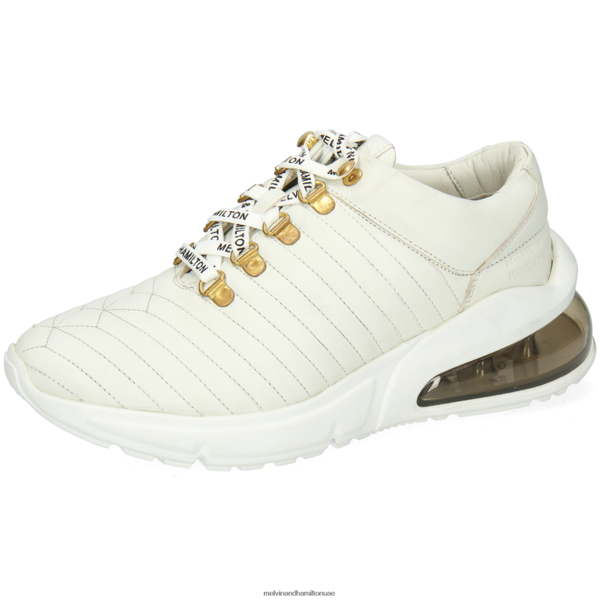 باميلا 1 أبيض Melvin & Hamilton نحيف أحذية رياضية 42XF2X1855