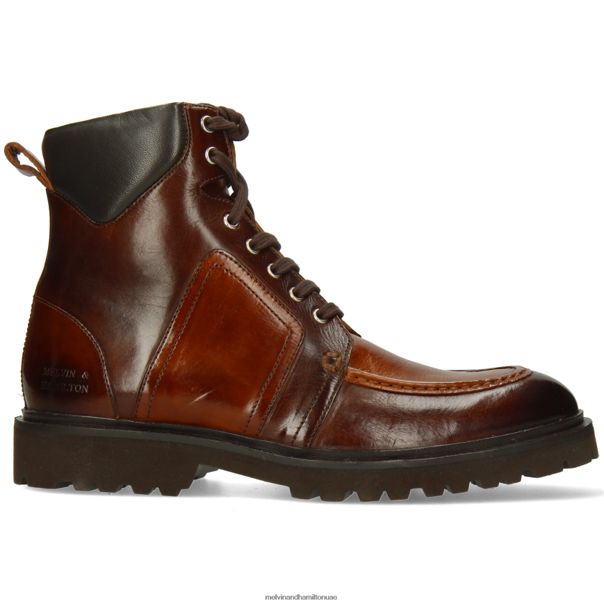 جورج 1 بني Melvin & Hamilton رجال جزمة الكاحل 42XF2X18