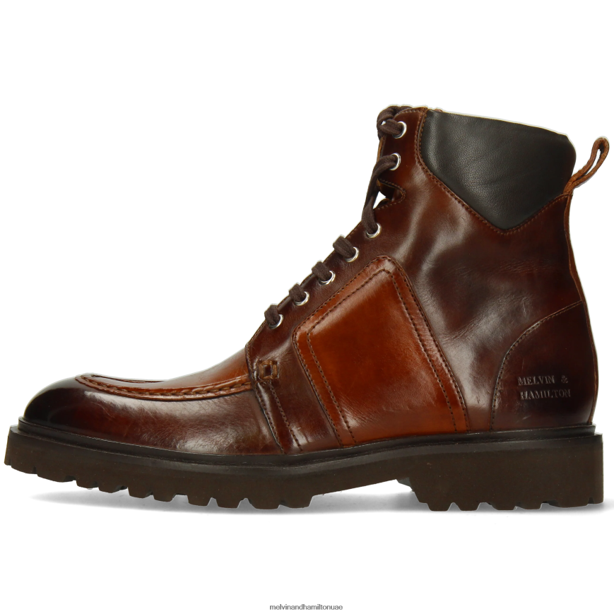 جورج 1 بني Melvin & Hamilton رجال جزمة الكاحل 42XF2X18