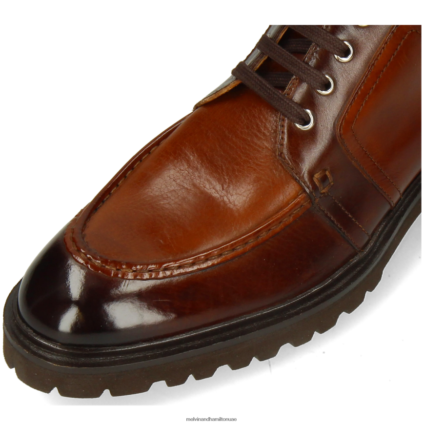 جورج 1 بني Melvin & Hamilton رجال جزمة الكاحل 42XF2X18