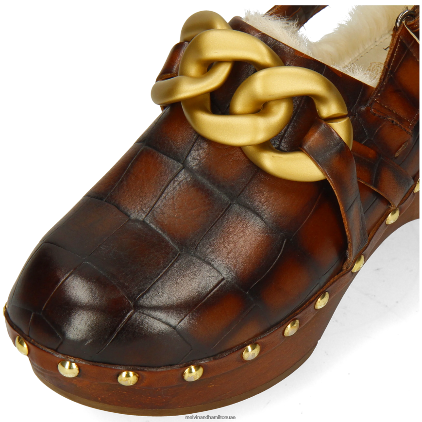 النباتات 1 بني Melvin & Hamilton نحيف قباقيب 42XF2X1990