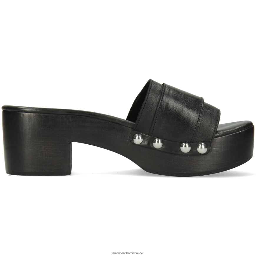 ليلى 1 أسود Melvin & Hamilton نحيف قباقيب 42XF2X1998