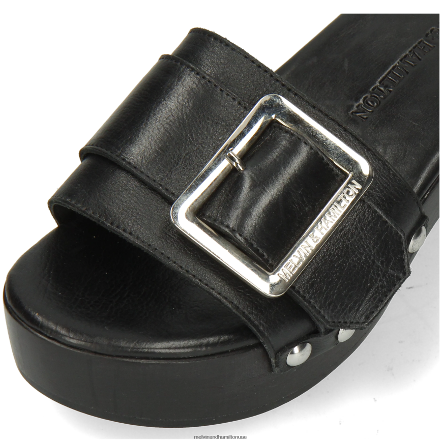 ليلى 1 أسود Melvin & Hamilton نحيف قباقيب 42XF2X1998