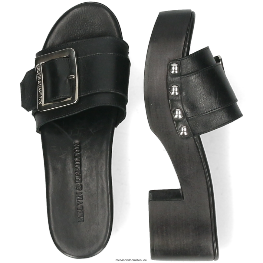 ليلى 1 أسود Melvin & Hamilton نحيف قباقيب 42XF2X1998