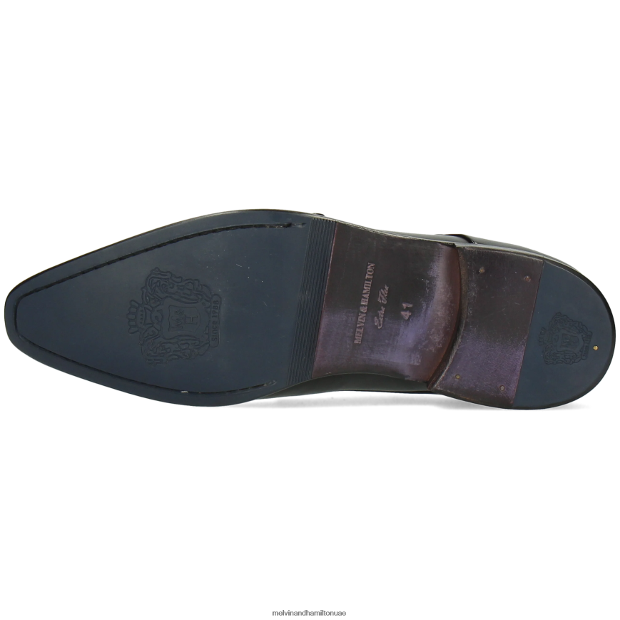 لانس 1 أسود Melvin & Hamilton رجال أحذية الراهب 42XF2X347