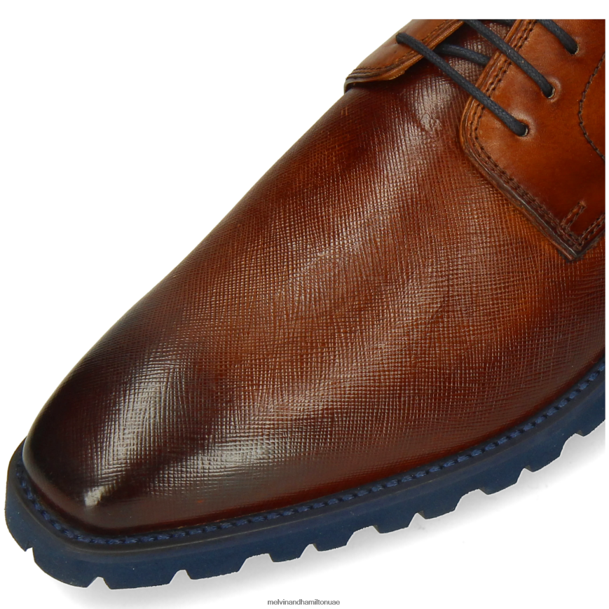 اميل 1 بني Melvin & Hamilton رجال أحذية ديربي 42XF2X364
