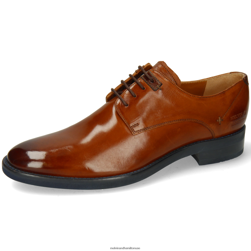 كلينت 1 بني Melvin & Hamilton رجال أحذية ديربي 42XF2X366