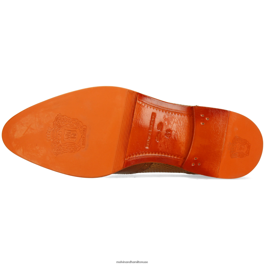 بوبي 1 البني الفاتح Melvin & Hamilton رجال أحذية ديربي 42XF2X395