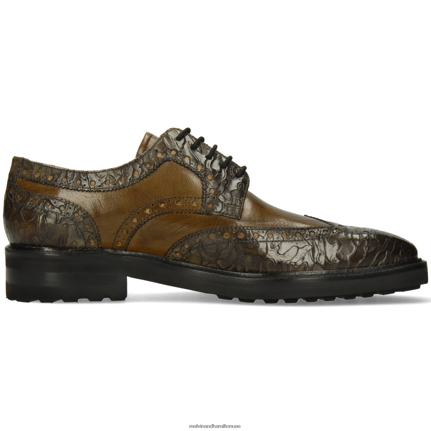 مارفن 1 الكاكي Melvin & Hamilton رجال أحذية ديربي 42XF2X461