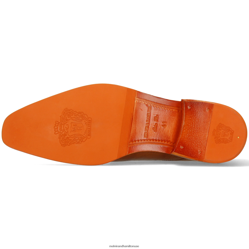 مارتن 1 بني Melvin & Hamilton رجال أحذية ديربي 42XF2X478