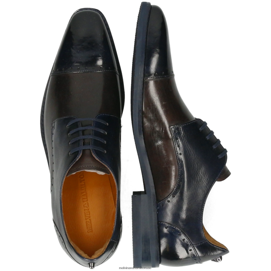 ديف 1 رمادي Melvin & Hamilton رجال أحذية ديربي 42XF2X499