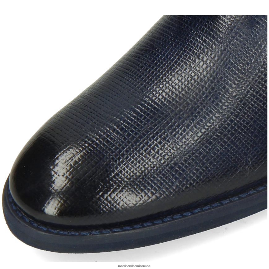 كلينت 1 أزرق Melvin & Hamilton رجال أحذية ديربي 42XF2X529