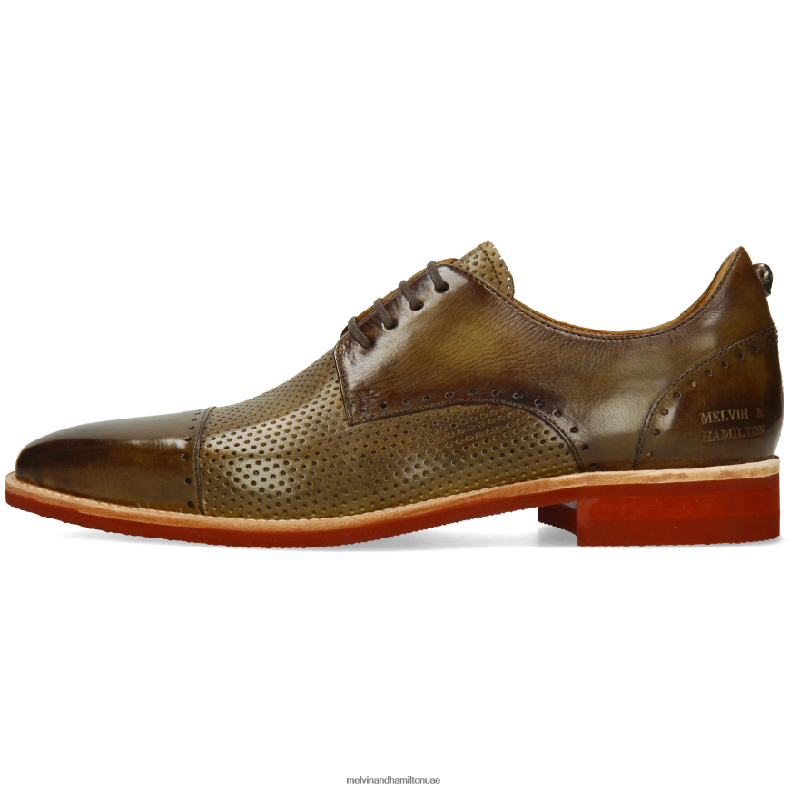 ديف 1 أخضر Melvin & Hamilton رجال أحذية ديربي 42XF2X561