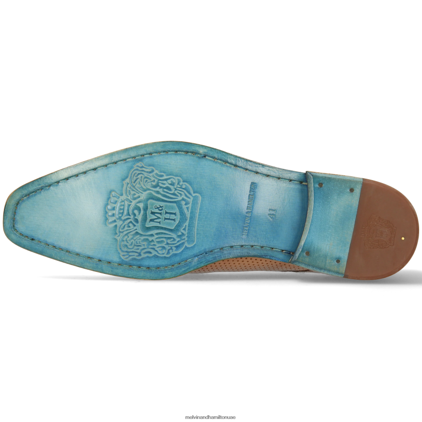 مارتن 1 بني Melvin & Hamilton رجال أحذية ديربي 42XF2X563