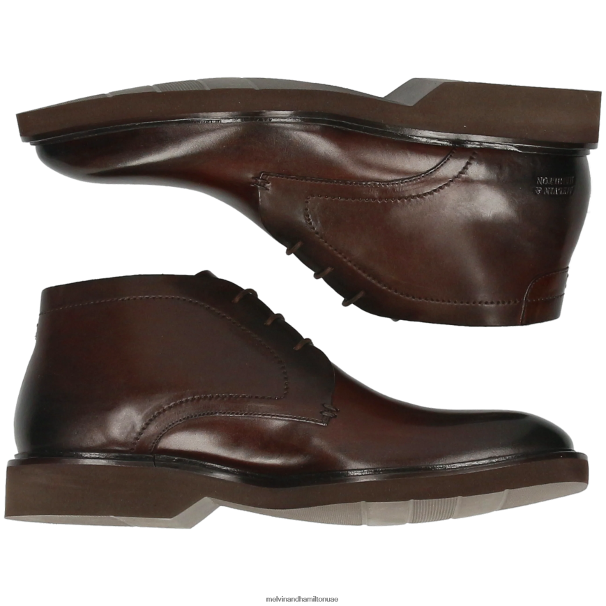 فيليكس 1 بني Melvin & Hamilton رجال جزمة الكاحل 42XF2X67