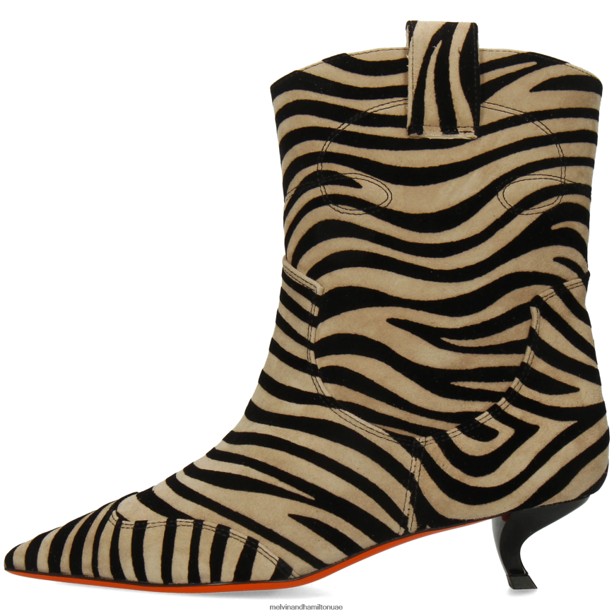 أورورا 1 اللون البيج Melvin & Hamilton نحيف جزمة الكاحل 42XF2X837