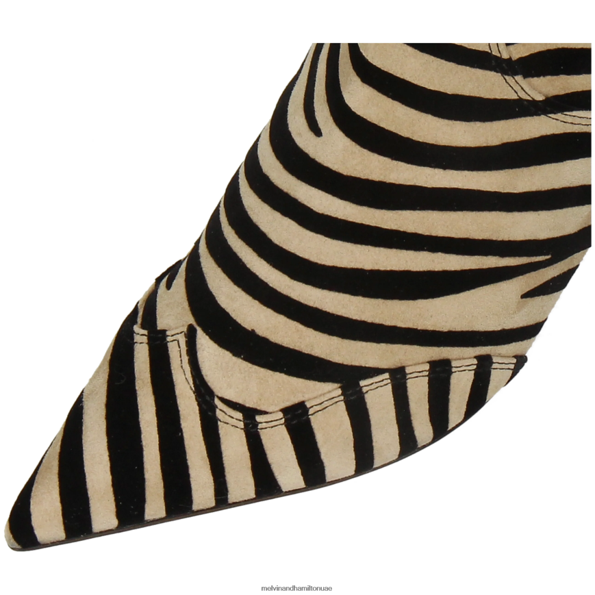 أورورا 1 اللون البيج Melvin & Hamilton نحيف جزمة الكاحل 42XF2X837