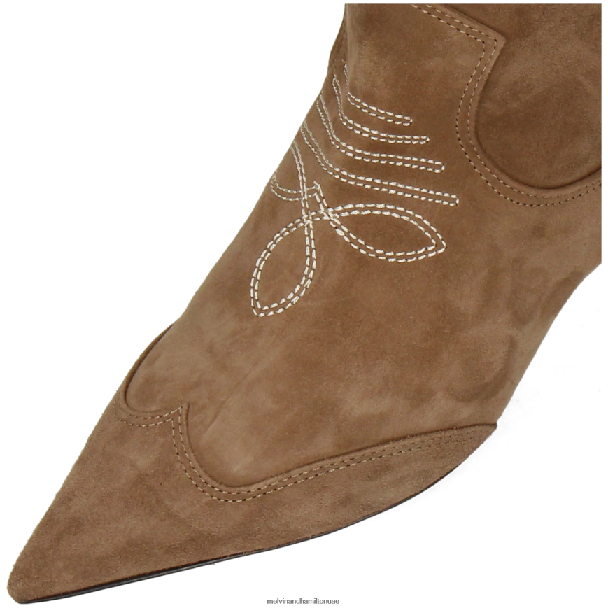 أورورا 1 بني Melvin & Hamilton نحيف جزمة الكاحل 42XF2X840