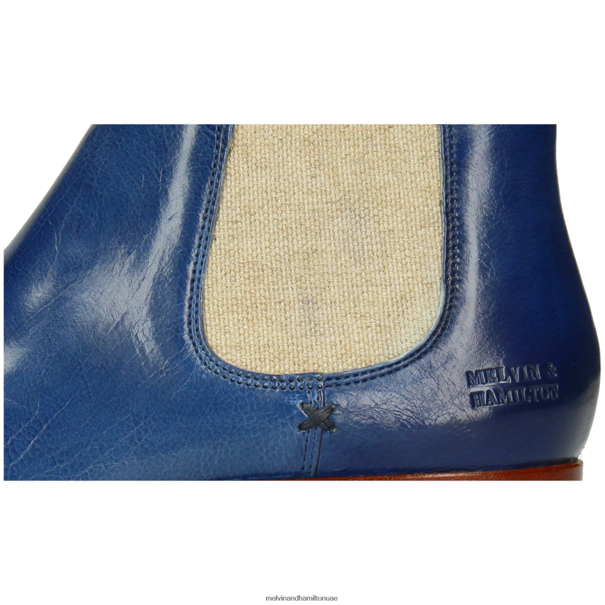 جيسي 1 أزرق Melvin & Hamilton نحيف جزمة الكاحل 42XF2X852