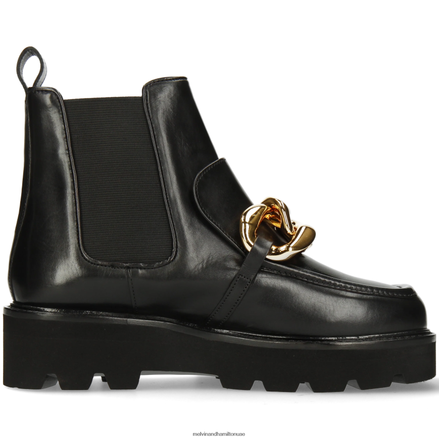 كاسي 1 أسود Melvin & Hamilton نحيف جزمة الكاحل 42XF2X866