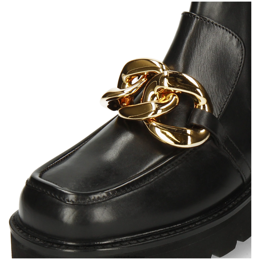 كاسي 1 أسود Melvin & Hamilton نحيف جزمة الكاحل 42XF2X866