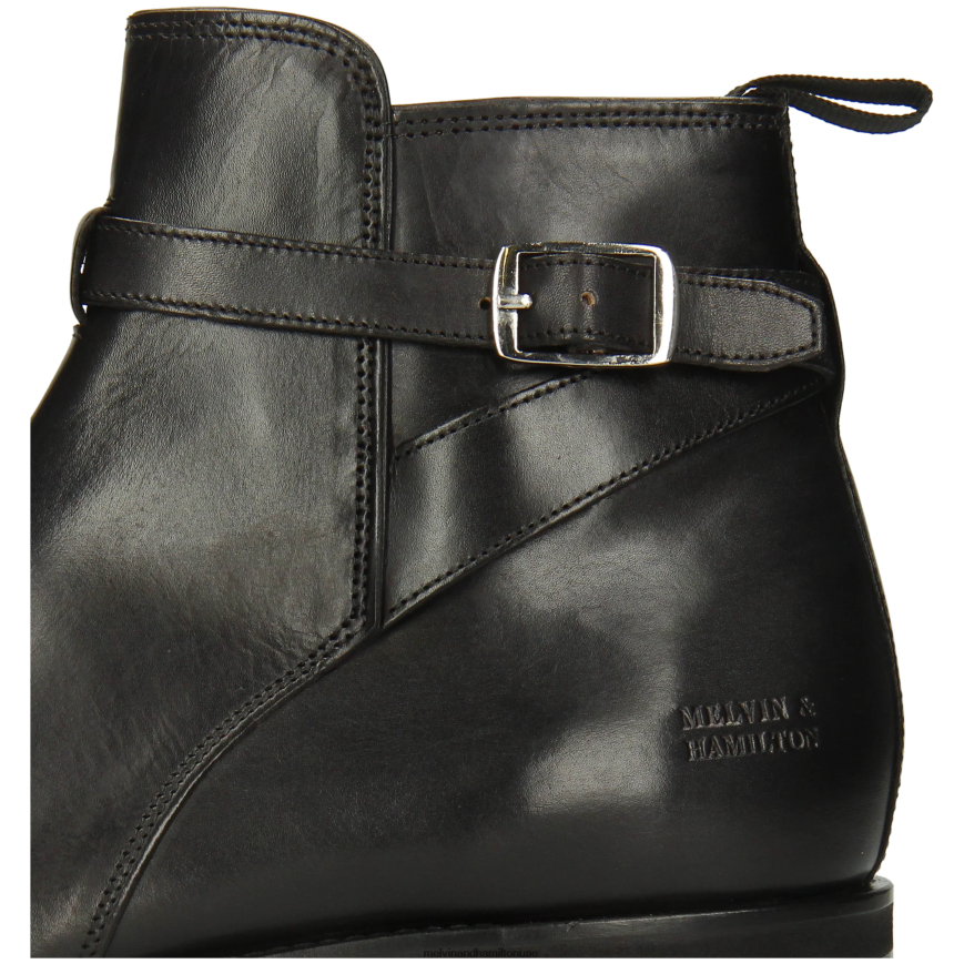 كين 1 أسود Melvin & Hamilton رجال جزمة الكاحل 42XF2X91