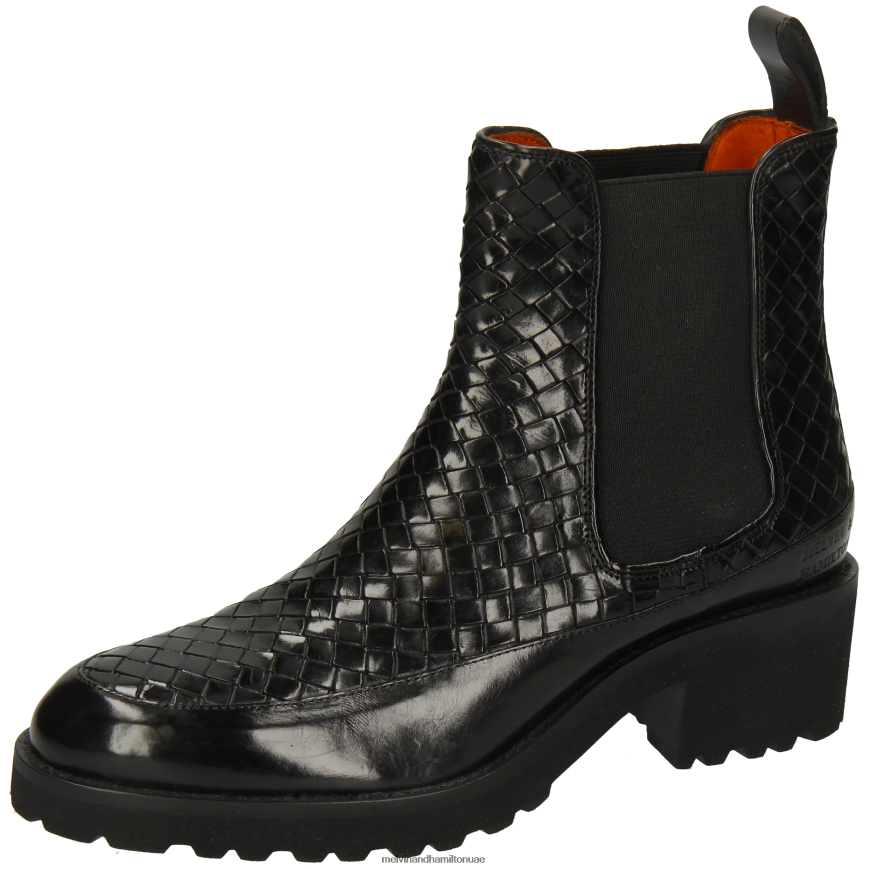 أبيجيل 1 أسود Melvin & Hamilton نحيف جزمة الكاحل 42XF2X924