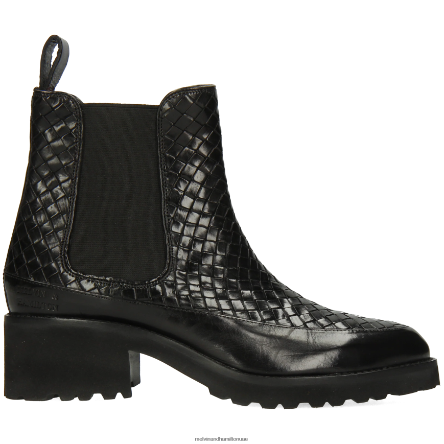 أبيجيل 1 أسود Melvin & Hamilton نحيف جزمة الكاحل 42XF2X924